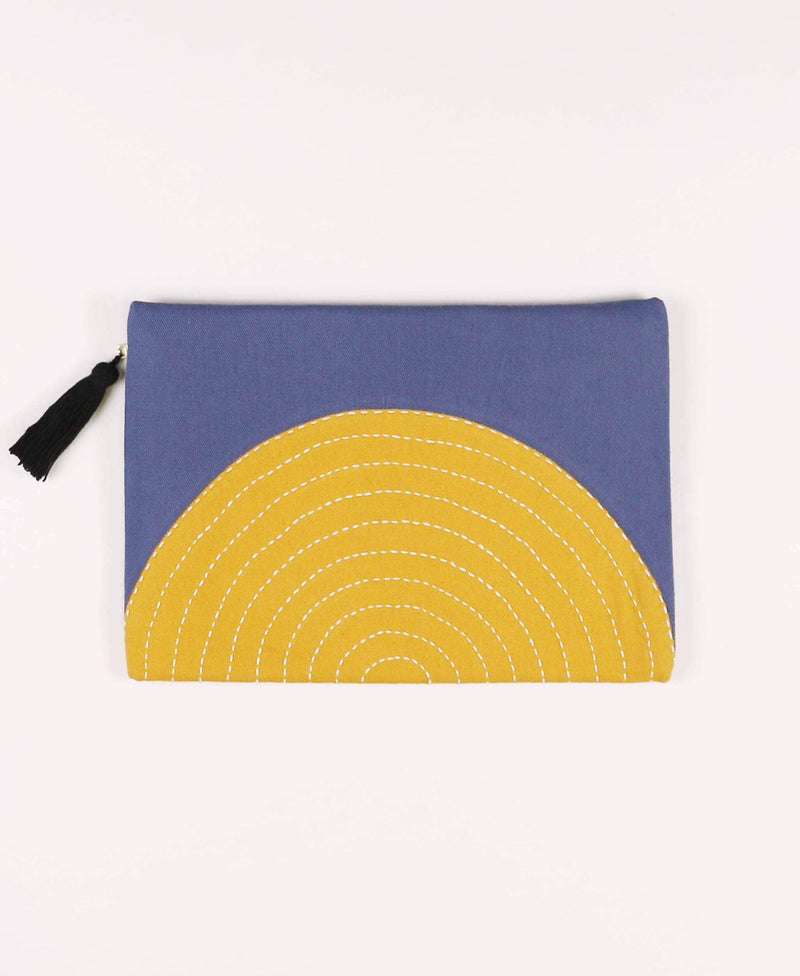 Eclipse Pouch Clutch Clutches Anchal Slate 
