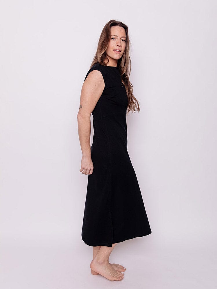 Elise Sheath Dress - Black Dresses Mata Traders 