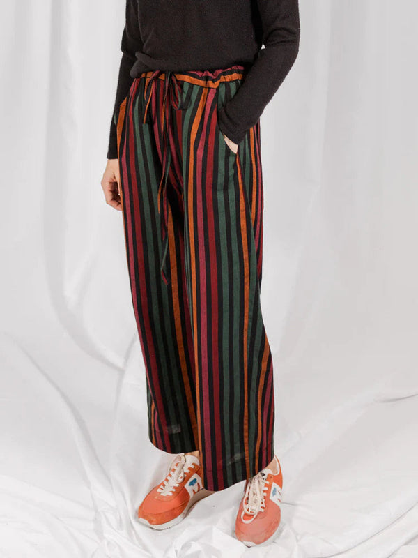 Emmy Drawstring Pant - Sunset Stripe Pants + Jeans Mata Traders 