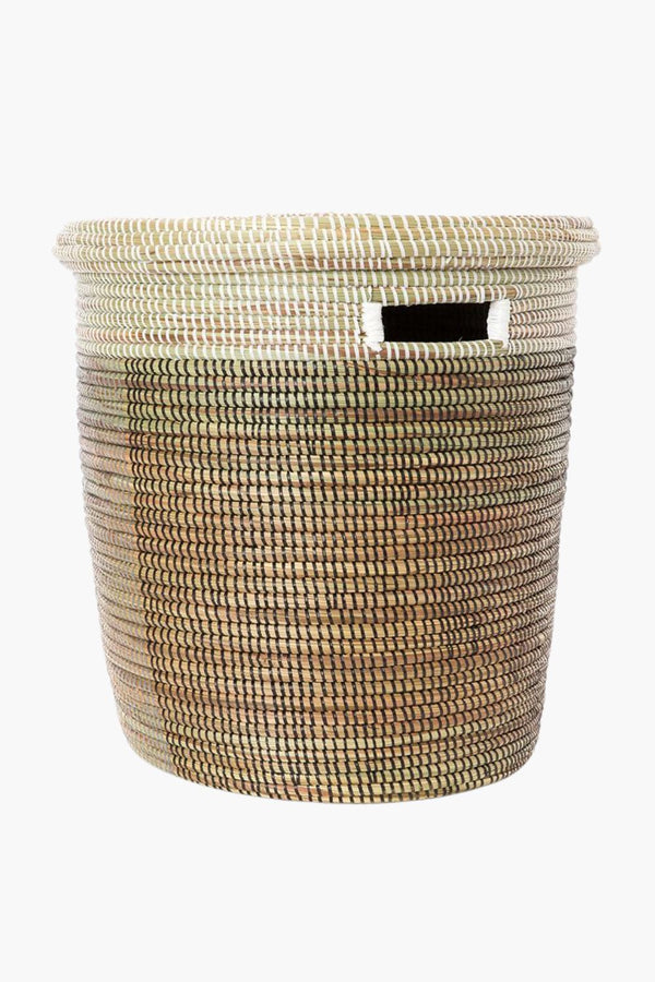 Flat Lid Basket Hampers Swahili African Modern 