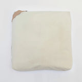 Floor Cushion - Leather Handle Yoga + Meditation Sound as Color Borrego Sand / Bone 