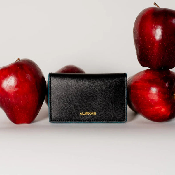 Gala Apple Leather Bifold Cardholder Wallets Allégorie 