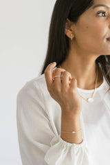 Gold Big Dot Ring Rings Sara Patino Jewelry 