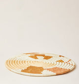 Indego Africa Abstract Form Platter in White Tabletop Indego Africa 