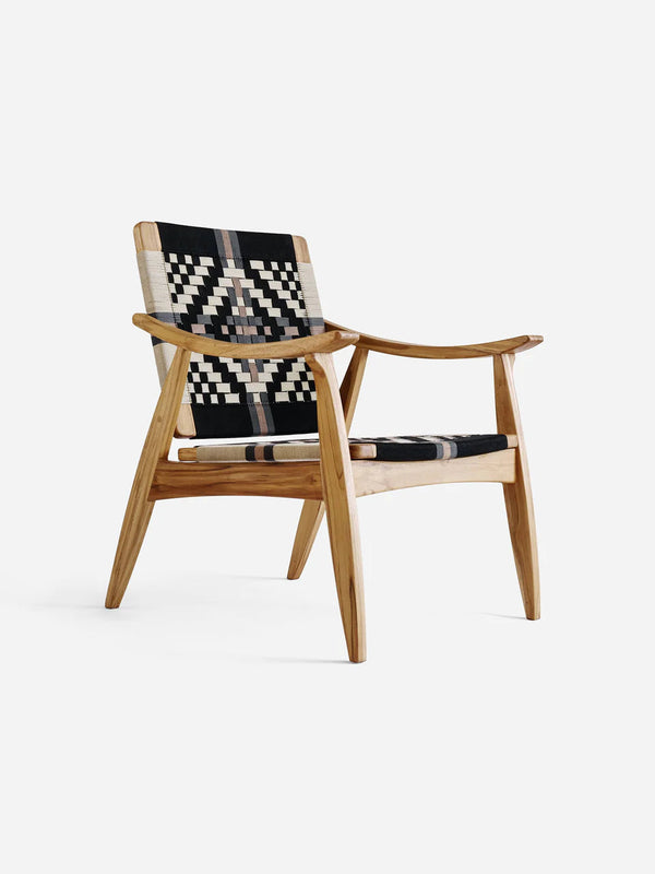 Izapa Armchair - Colonial Pattern Accent + Dining Chairs MasayaCo 