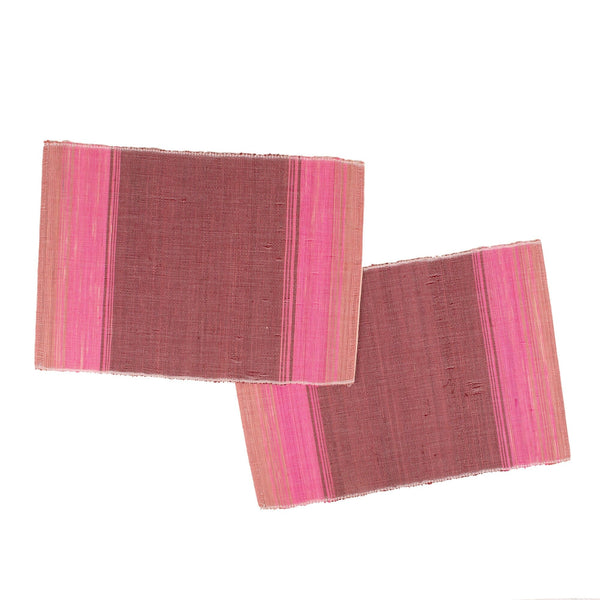 KAZI Cherished Placemats - 18" Pink Ombre, Set of 2 KAZI 