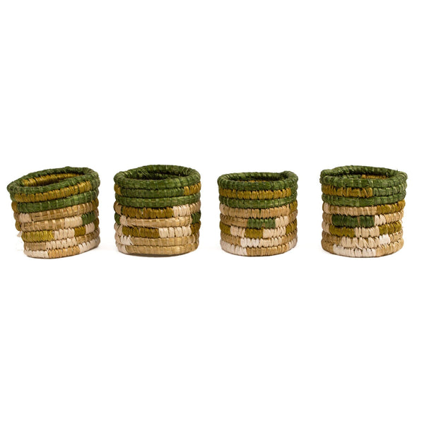KAZI Restorative Napkin Rings - Lichen, Set of 4 Decor KAZI 