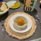 KAZI Restorative Table Plate - 10" Tierra Striped Trivets KAZI 