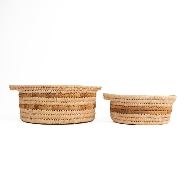 KAZI Town Square Breadbaskets - Rustic Bark, Set of 2 Bread Baskets KAZI 