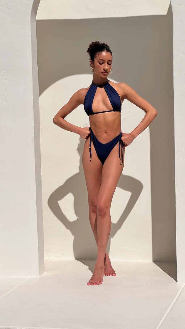 Kennedy Keyhole Halter Bikini Top Swimwear BOLD Swim 