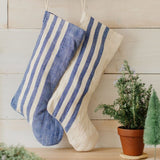 Khadi Stripe Holiday Stocking Stockings Will & Atlas 