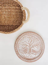 Korissa Bread Warmer & Basket - Tree of Life Round KITCHEN Korissa 