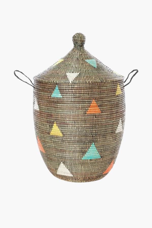 Large Teranga Triangles Hamper Basket Hampers Swahili African Modern 