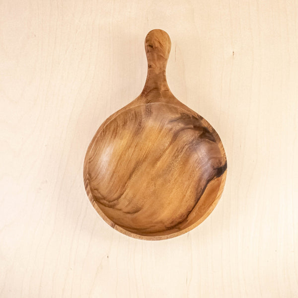 LIKHÂ Round Serving Tray with Handles - Acacia Wood | LIKHÂ Serving Tray LIKHÂ 