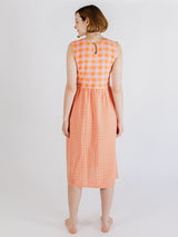 Lilah Dress - Tangerine Mix Dresses Mata Traders 
