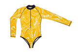 Marble Recycled Swim Body Suit Swimwear BOLD Swim 