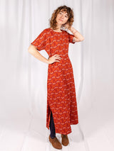 Mata Traders Aimee Maxi Dress - Mod Daisy Spiced Coral Dresses Mata Traders 