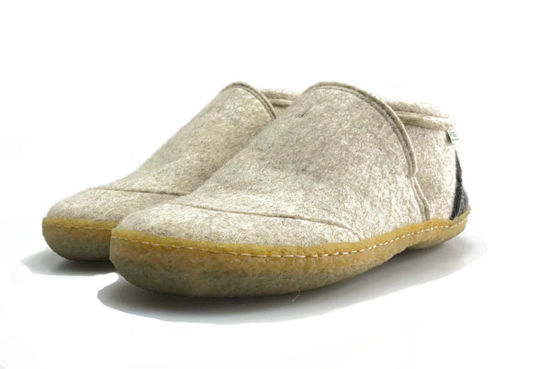Men's Tengries Walkabout Wool Slippers Slippers Kyrgies 7-7.5 Oatmeal 
