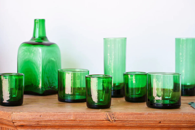 Mini Recycled Glass Set Drinkware Magda Made 