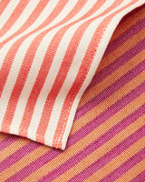 Minna Hudson Stripe Napkin - Berry Kitchen Textiles Minna 