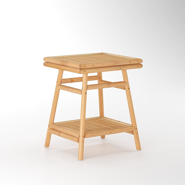 Mojo Boutique Japandi Side Table & Bedside Table - Anjuli Furniture Mojo Boutique 