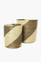 Nesting Swirl Baskets Set Baskets Swahili African Modern 