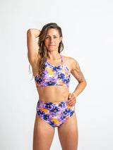 Nika Recycled High Waisted Bikini Bottom Swimwear Sensi Graves Poppy Lilac XS 