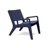 No. 9 Recycled Outdoor Lounge Chair Outdoor Seating Loll Designs Navy Blue 