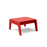 No. 9 Recycled Outdoor Ottoman Outdoor Seating Loll Designs Apple Red 