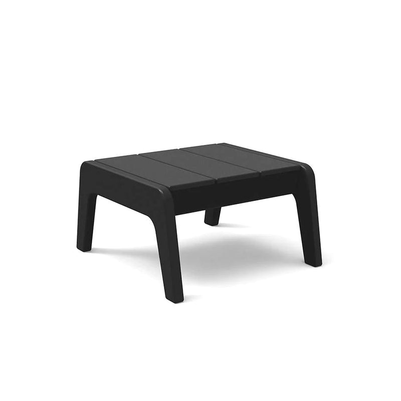 No. 9 Recycled Outdoor Ottoman Outdoor Seating Loll Designs Black 