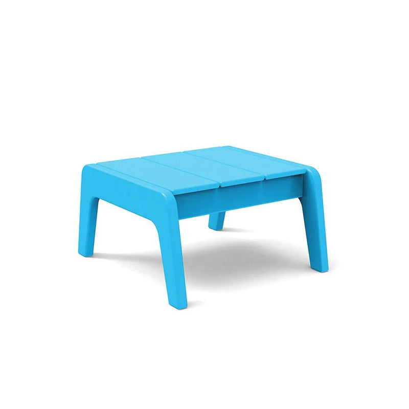 No. 9 Recycled Outdoor Ottoman Outdoor Seating Loll Designs Sky Blue 