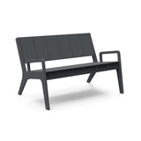 No. 9 Recycled Outdoor Sofa Outdoor Seating Loll Designs Charcoal Gray 