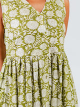 Olivia Dress - Pear Floral Dresses Mata Traders 
