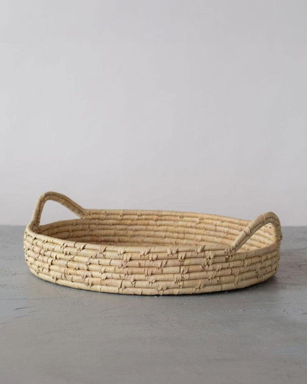 Palm Leaf Large Woven Tray Serveware Will & Atlas 