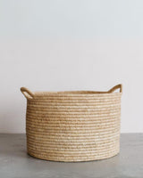 Palm Leaf Laundry Basket Hampers Will & Atlas Low Round 