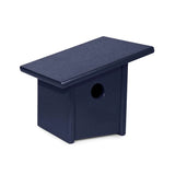 Pitch Recycled Outdoor Modern Birdhouse Bird Houses Loll Designs Navy Blue 
