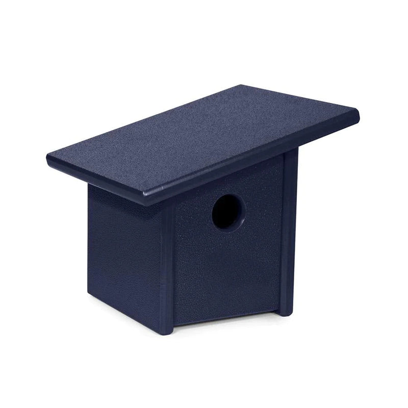 Pitch Recycled Outdoor Modern Birdhouse Bird Houses Loll Designs Navy Blue 