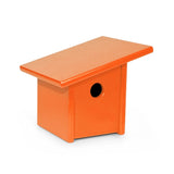 Pitch Recycled Outdoor Modern Birdhouse Bird Houses Loll Designs Sunset Orange 