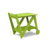 Rapson Recycled Outdoor Bar Cart Outdoor Storage Loll Designs Leaf Green 