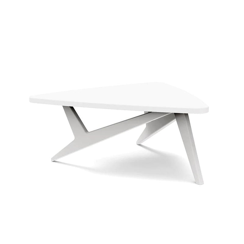 Rapson Recycled Outdoor Cocktail Table Outdoor Tables Loll Designs Cloud White 