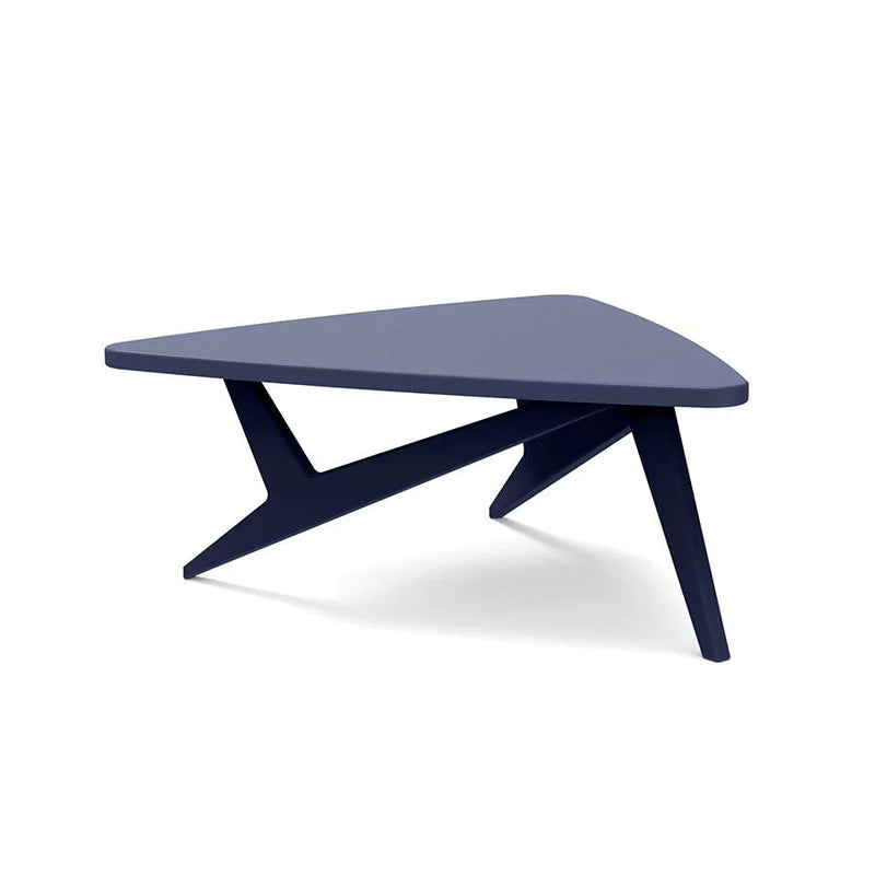 Rapson Recycled Outdoor Cocktail Table Outdoor Tables Loll Designs Navy Blue 