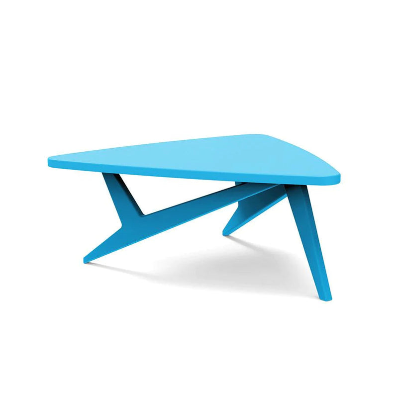 Rapson Recycled Outdoor Cocktail Table Outdoor Tables Loll Designs Sky Blue 