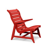 Rapson Recycled Outdoor Lounge Chair Outdoor Seating Loll Designs Apple Red 
