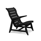 Rapson Recycled Outdoor Lounge Chair Outdoor Seating Loll Designs Black 