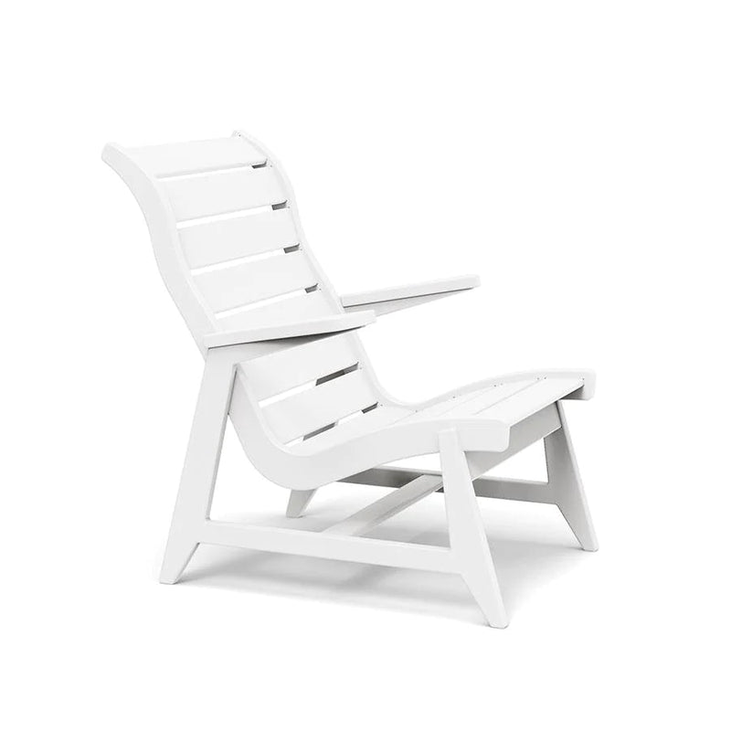 Rapson Recycled Outdoor Lounge Chair Outdoor Seating Loll Designs Cloud White 