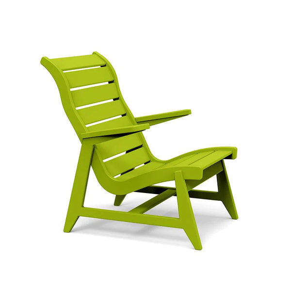 Rapson Recycled Outdoor Lounge Chair Outdoor Seating Loll Designs Leaf Green 