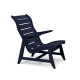 Rapson Recycled Outdoor Lounge Chair Outdoor Seating Loll Designs Navy Blue 