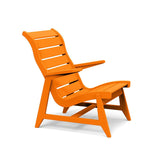 Rapson Recycled Outdoor Lounge Chair Outdoor Seating Loll Designs Sunset Orange 