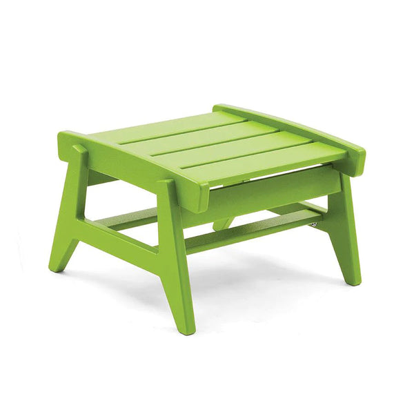 Rapson Recycled Outdoor Ottoman Outdoor Seating Loll Designs Leaf Green 