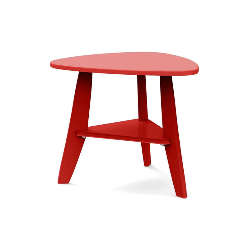 Rapson Recycled Outdoor Side Table Outdoor Tables Loll Designs Apple Red 